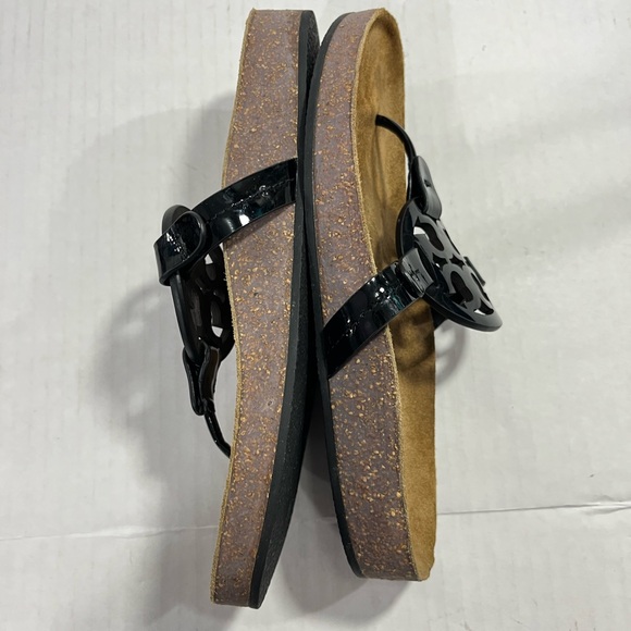 TORY BURCH PATENT LEATHER MILLER CLOUD SANDAL - Picture 12 of 16